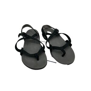 Teva‎ Womens Black Rubber Cross Strap Open Toe Ascona Flip Slide Sandals Size 6